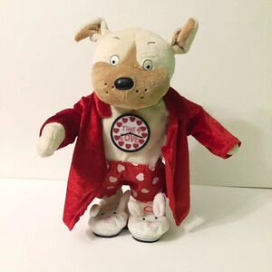 Gemmy Flirty Flasher Dog Animated Singing Im Too Sexy  Plush Valentine